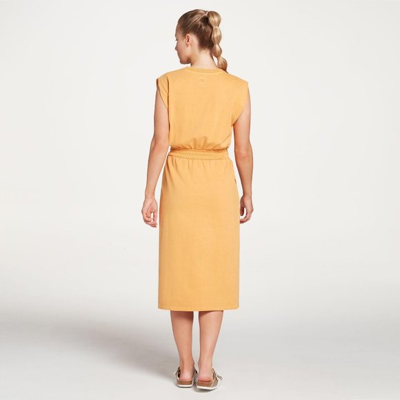 NWT CALIA Women's Extended Shoulder Midi Dress - Picture 3 of 4